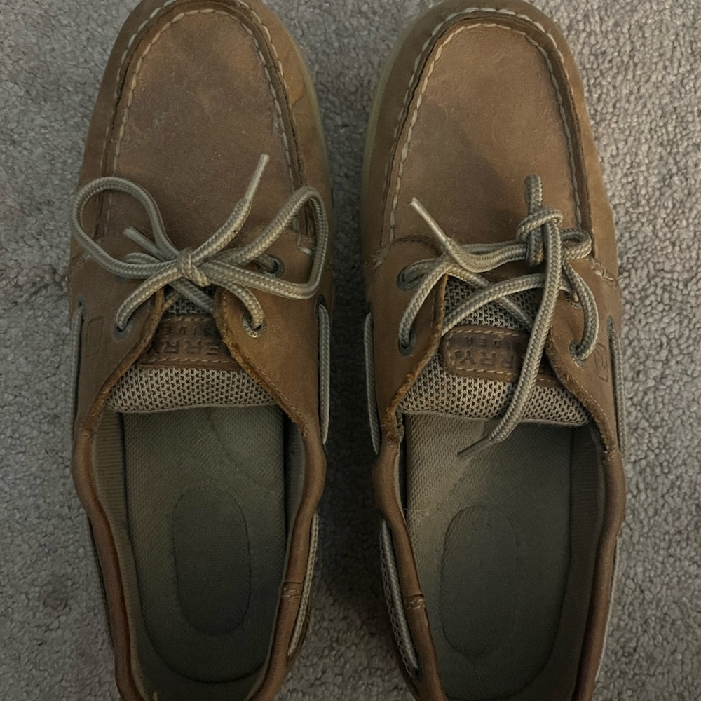 Brown Leather Boat Shoes